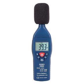 REED Instruments R8050 Dual Range Sound Level Meter & R8090 (SC-05) Sound Level Calibrator for 1/2" Diameter Microphones, -0.5dB Accuracy,Black