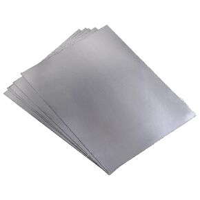 PATIKIL Flexible Graphite Foil Graphite Gasket Sheet Graphite Foil Sheet 250x200x1mm, Pack of 5
