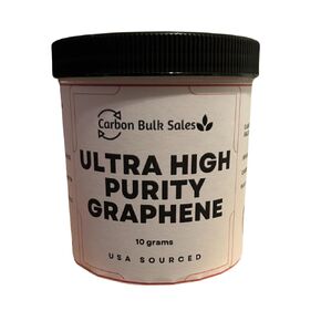Ultra High Purity Graphene Powder (4 Layers) - Lab Tested and Proven - 10 Grams