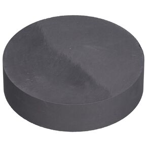 Eujgoov Graphite Ingot Block 99.9% High Purity Graphite Block Round Graphite Plate for Semiconductors Metallurgy(Diameter 120 and Thickness 30mm)