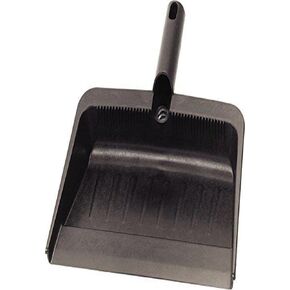 Carlisle FoodService Products 36143703 Flexible Plastic Dustpan, 12" Length, 12" Width, Black