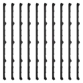 9in Inside Classic Rib Profile Foam Closure Strips fit for Metal Roofing R Panels 3 ft Long Roof Closure Strips (20 Pcs)