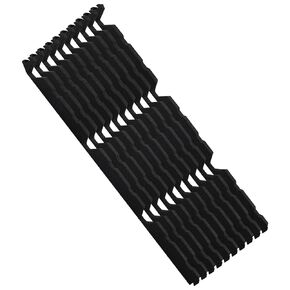 （30 PCS）12 Inch Outside Classic Ribbed Profile Foam Closure Strip for Metal Roof Sheets 3' Long Outside R Panel Metal Roof Foam Roof Closure Strip, Noise Reduction, and Resistance to Cold
