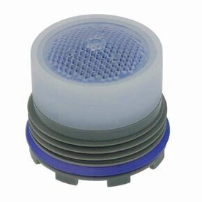Neoperl 16 0030 5 California Economy Flow PCA Cache Perlator HC Aerator, Tom Thumb Size, 1.2 GPM, Pink/Clear Dome, Honeycomb, Aerated, M16.5 x 1 Threads, Plastic, 0.591" Height