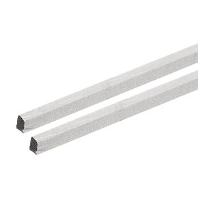 MECCANIXITY 2pcs RF Faraday Foam Gasket/Conductive Foam Strip, 4"x0.24"x0.12" (100mmx6mmx3mm) for Seal RF Enclosures/RF Shield Box, Covered in High-Shielding Fabric with Adhesive Backing