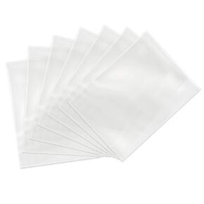 Metronic Shrink Wrap Bags 14x20 Inches 100Pcs, Clear PVC Heat Shrink Wrap Bags for Packagaing Gift Basket,Shoes,Jars and Homemade DIY Projects