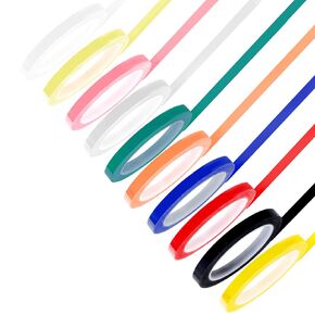 10 Rolls Autoclave Tape, 0.24" Width 216.5' Length Instruments Identification Tape 10 Colors Instrument Tape Surgical Dental Tape Autoclavable 270° F Steam