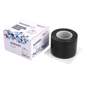 Black Dental Barrier Film 1200 Sheets/Roll 4" x 6" Disposable Barrier Tape for Dental Clinic Tattoo Beauty Salon