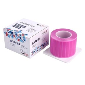 Pink Dental Barrier Film 1200 Sheets/Roll 4" x 6" Disposable Barrier Tape for Dental Clinic Tattoo Beauty Salon