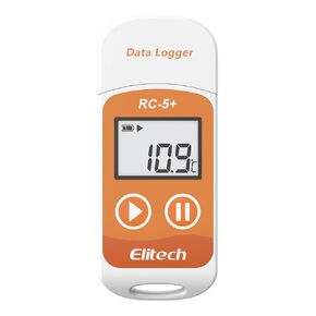Elitech RC-5+ Digital PDF USB Temperature Data Logger Reusable Recorder Refrigerator Thermometer 32000 Points High Accuracy