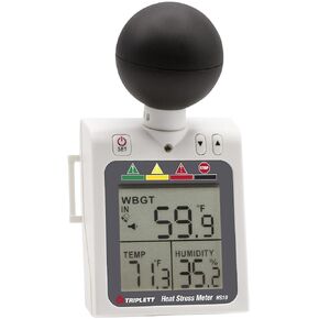 Triplett HSDL300 Indoor/Outdoor Heat Stress WBGT (Wet Bulb Globe Temperature) Datalogger