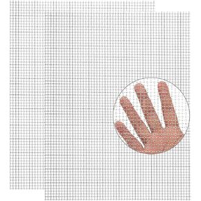 Upgraded 2Pack Mesh Screen Crimped 304, 5 Mesh 11 X 14.2 inch, Not Easy Falling Off Metal Mesh Woven, Pretty Sturdy Wire Mesh Not Rusty, Stainless Steel Mesh Flexible, Heat Resisting by Valchoose