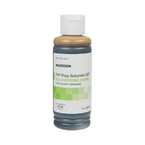 McKesson PVP Prep Solution USP, 10% Povidone-Iodine, 8 oz, 1 Count
