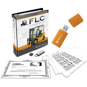 OSHA Compliant Forklift Certification Kit, Complete Train The Trainer Bundle with Certificate of Completion, Forklift Training Kit, CertifyMe: USB Download & Physical Kit Bundle
