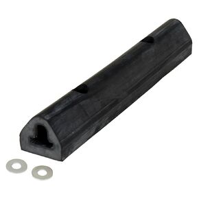 Vestil M-2-12 Extruded Rubber Fender Bumper 12 In. x 2 In. x 1-3/4 In. Black