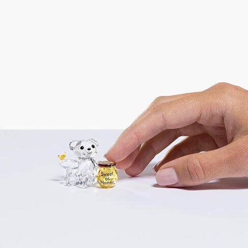 سواروفسكي كريس بيرز سويت كالعسل، كريستال سواروفسكي الشفاف مع لمسات صفراء وبنية، جزء من مجموعة سواروفسكي كريس بيرز in Kuwait