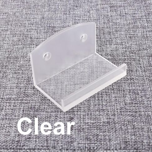 6 حامل تسجيلات فينيل لاصق، حامل سجل ألبوم قوي على الحائط، رف عرض ألبوم فينيل بسيط لمجموعة الحائط في المكتب المنزلي - شفاف in Kuwait