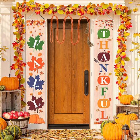 CVHOMEDECO. 16 Feet Wood Beads Garland with Tassels Farmhouse Rustic Wooden Decorative Bead String Wall Hanging Accent for Home Festival Decor. Orange in Kuwait