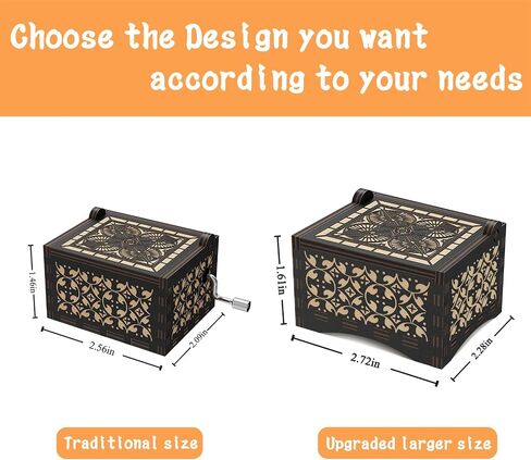 Graduation Music Box Vintage Wood Play You are My Sunshine Engraved Inspirational Present Wooden Musical Friendship College Gifts for Friends Kids Boys Girls in Saudi Arabia