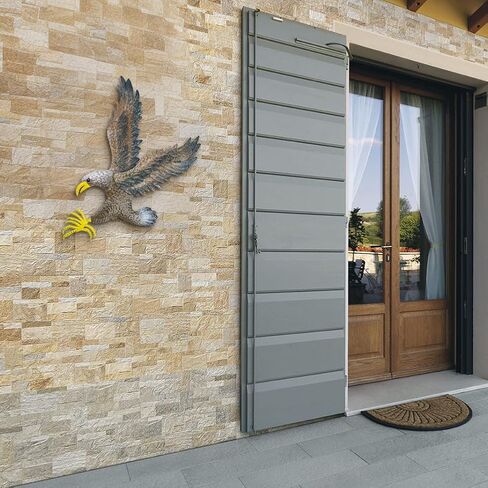 Eagle Metal Wall Art for Living Room 23.6"H X 22.4" L Handmade Large Eagle Wall Sculptures Modern Wall Art Hanging Decor for Indoor Outdoor in Kuwait