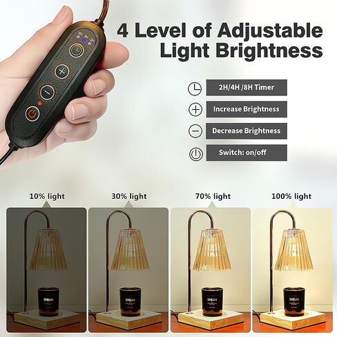 Candle Warmer Lamp，Candle Lamp Warmer with Timer，Mothers Day Gifts for Mom，Home Decor Dimmable Wax Melt Warmer，Candle Warmers for Jar Candles,House Warming Gifts New Home,Candle Melting Lamp in Saudi Arabia