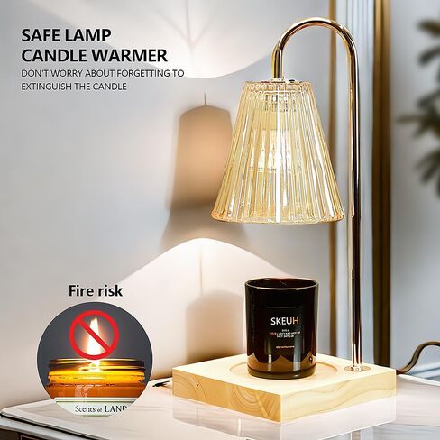 Candle Warmer Lamp，Candle Lamp Warmer with Timer，Mothers Day Gifts for Mom，Home Decor Dimmable Wax Melt Warmer，Candle Warmers for Jar Candles,House Warming Gifts New Home,Candle Melting Lamp in Saudi Arabia