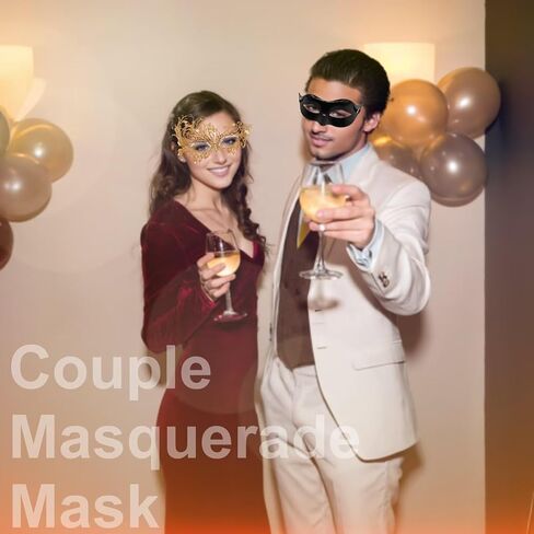 Couple Masquerade Mask Set for women and men in Saudi Arabia