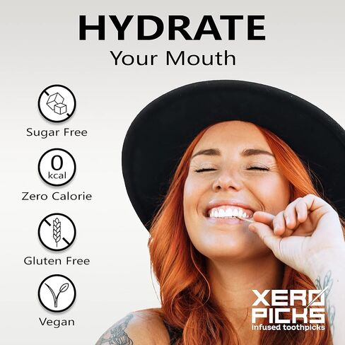 Xero Picks أعواد أسنان مملوءة بالنكهات للمساعدة في الإقلاع عن التدخين - خالية من النيكوتين (شاي تشاي، 3 عبوات) in Kuwait