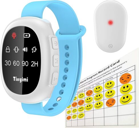 كشف دقيق لمسافة طويلة، منبه لاسلكي للتبول اللاإرادي، ساعة تدريب على المرحاض قابلة لإعادة الشحن مع صوت اهتزاز وإعداد مؤقت in Kuwait