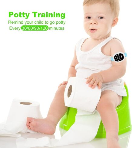 كشف دقيق لمسافة طويلة، منبه لاسلكي للتبول اللاإرادي، ساعة تدريب على المرحاض قابلة لإعادة الشحن مع صوت اهتزاز وإعداد مؤقت in Kuwait