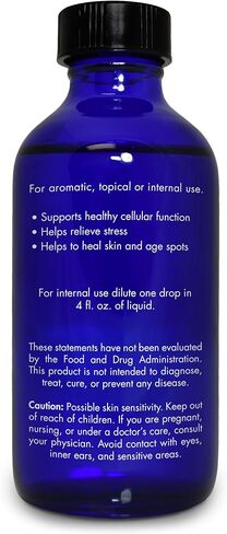 Pure Frankincense Essential Oil by Zongle – Supplement, 100% Pure Natural, Therapeutic & Food Grade Boswellia Serrata for Pain, Skin, Face, Knee, Edible, Ingestible, Oral Use – 4 OZ in Saudi Arabia