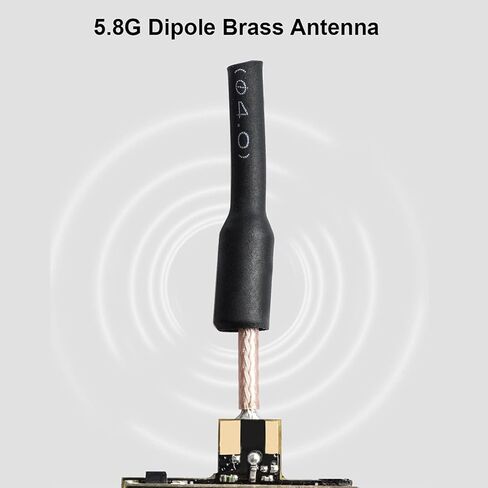 كاميرا Piggyback Micro AIO FPV 5.8G 40CH VTX تدعم OSD SmartAudio 400 ميجاوات مع مخرج FPV وضع الحفرة 600TVL NTSC 120 FOV كاميرا سباق خفيفة للغاية لطائرة FPV RC in Kuwait