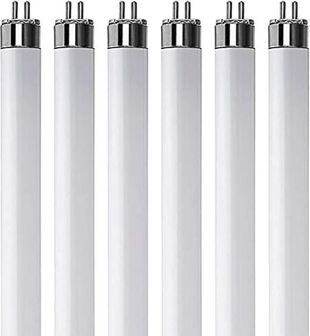 F13T5CW - T5 21 بوصة مصابيح الفلورسنت تحت العداد أبيض بارد 4100 ك 13 وات F13T5 / CW 21 "CW أنابيب بديلة طويلة العمر لأضواء الخزانة - حزمة من 6 مصابيح in Kuwait