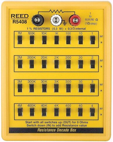 REED Instruments R5408 Resistance Decade Box in Kuwait