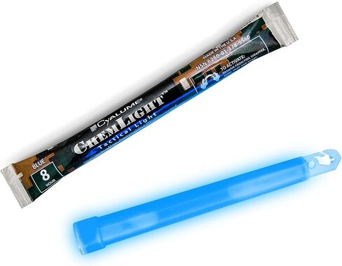 Cyalume Military Grade White Glow Sticks - Premium Bright 6" ChemLight Emergency Glow Sticks with 8 Hour Duration (Bulk Pack of 10 Chem Lights) in Saudi Arabia