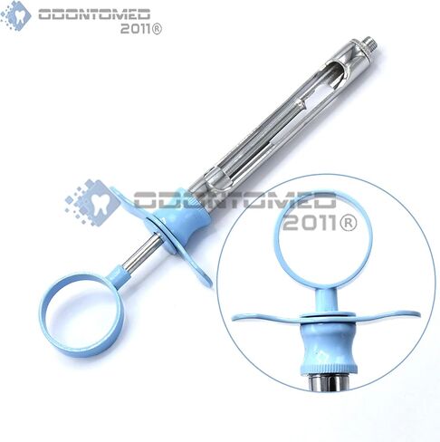 OdontoMed2011 حزمة من 8 قطع حقنة استنشاق CW نوع 1.8 مل أدوات طب الأسنان (مزيج الألوان) in Saudi Arabia