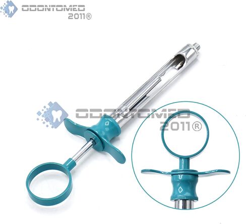 OdontoMed2011 حزمة من 8 قطع حقنة استنشاق CW نوع 1.8 مل أدوات طب الأسنان (مزيج الألوان) in Saudi Arabia