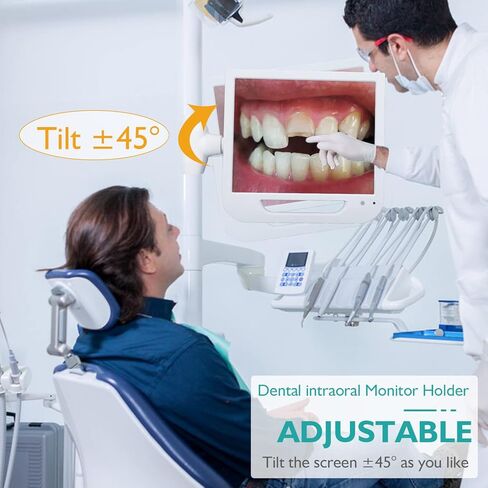 حامل شاشة الأسنان داخل الفم - حامل ذراع بلاستيكي لكاميرا الأسنان المثبتة على عمود كرسي الأسنان داخل الفم in Kuwait
