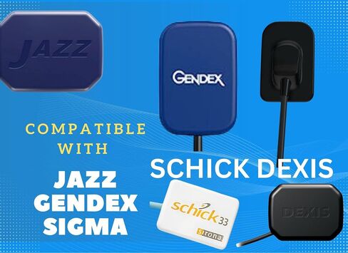 Digital Sensor Holder MEGA KIT. for Dexis, Schick, Jazz, GENDEX, Sigma. Great for Taking Digital Xray Images. (red Blue Yellow XCP Kits). Holds sensors Very Well and Secure. All Kits Included. in Saudi Arabia