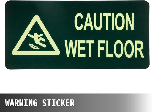 VEVOR 6 Pack Caution Wet Floor Signs Yellow Wet Floor Sign Double Sided Fold-Out Bilingual Floor Wet Sign Public Safety Wet Floor Cones for Indoors and Outdoors… in Saudi Arabia