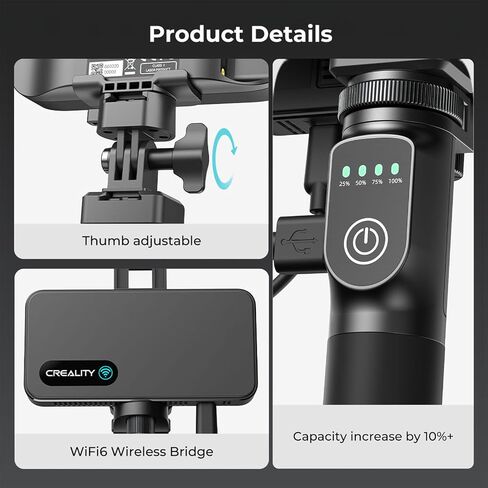 مجموعة المسح اللاسلكي Creality 3D CR-Scan Ferret، جسر لاسلكي WiFi6، زيادة السعة بنسبة 10%+، مؤشرات بديهية واستهلاك منخفض للطاقة in Saudi Arabia