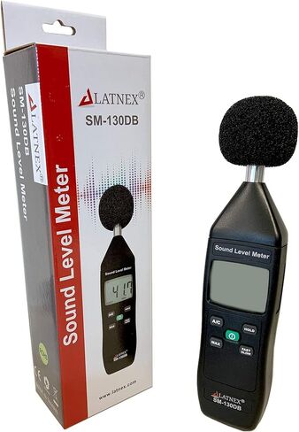 SM-130DB قارئ مقياس الديسيبل الرقمي ومقياس مستوى الصوت من النوع 2 مع شهادة المعايرة. جهاز قياس لمراقبة الضوضاء البيئية والميكانيكية - التصنيع، المكتب، الفصل الدراسي in Kuwait