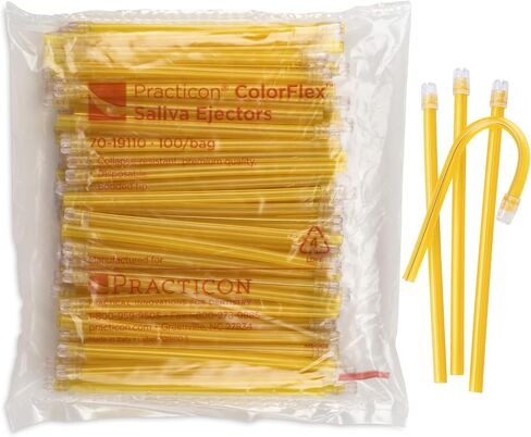 Practicon 7019110 PUR PUR Color-Flex قاذف اللعاب، أرجواني، عبوة من 100 قطعة in Saudi Arabia