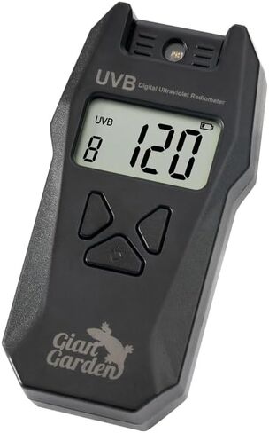 مقياس الأشعة فوق البنفسجية فئة B - مقياس إشعاع رقمي محمول للزواحف، يقيس ضوء الأشعة فوق البنفسجية فئة 280-320 نانومتر، نطاق 0-1999 ميكروواط/سم2 بوليمر ABS متين in Kuwait