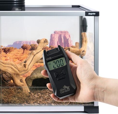 مقياس الأشعة فوق البنفسجية فئة B - مقياس إشعاع رقمي محمول للزواحف، يقيس ضوء الأشعة فوق البنفسجية فئة 280-320 نانومتر، نطاق 0-1999 ميكروواط/سم2 بوليمر ABS متين in Kuwait