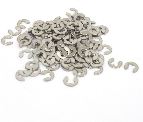 uxcell Fastener External Retaining Ring E-Clip Circlip 3mm 100pcs in Saudi Arabia