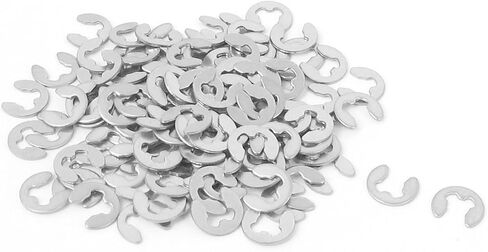 uxcell Fastener External Retaining Ring E-Clip Circlip 3mm 100pcs in Saudi Arabia