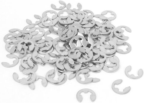 uxcell Fastener External Retaining Ring E-Clip Circlip 3mm 100pcs in Saudi Arabia