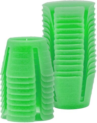Plastic Dappen Dishes, Dental Plastic Dappen Dishes, Nails Manicure Acrylic Cup, Mixing Bowls Small Plaster Cup Container, Dental, Nails, Tattoo (100, Green) in Saudi Arabia