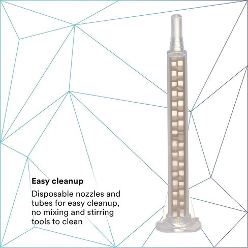 3M Static Mixing Nozzle, 38191, Opaque/Gold Color, Cascade Mix/Meter Nozzle, Manual/Pneumatic Applicator Use, 50 mL, 12/Bag in Saudi Arabia